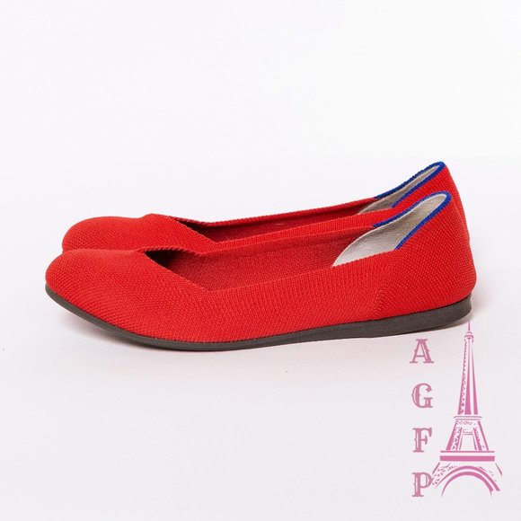 Rothy’s Red Round toes ballet flats - Picture 9 of 16